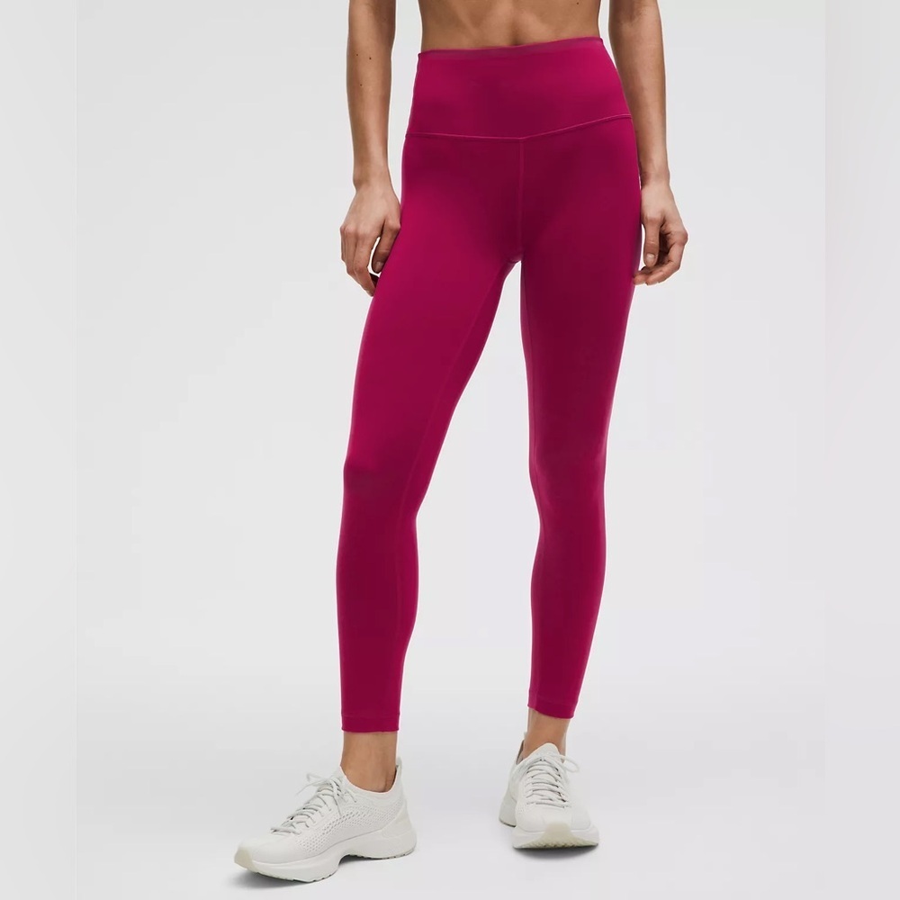 NWOT Lululemon Wunder Train HR Tight Magenta Purple MGPR Pant Everlux Size 6 - Picture 1 of 6